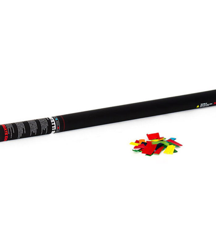 TCM FX - Kézi működtetésű Konfetti Ágyú 80cm - Többszínű